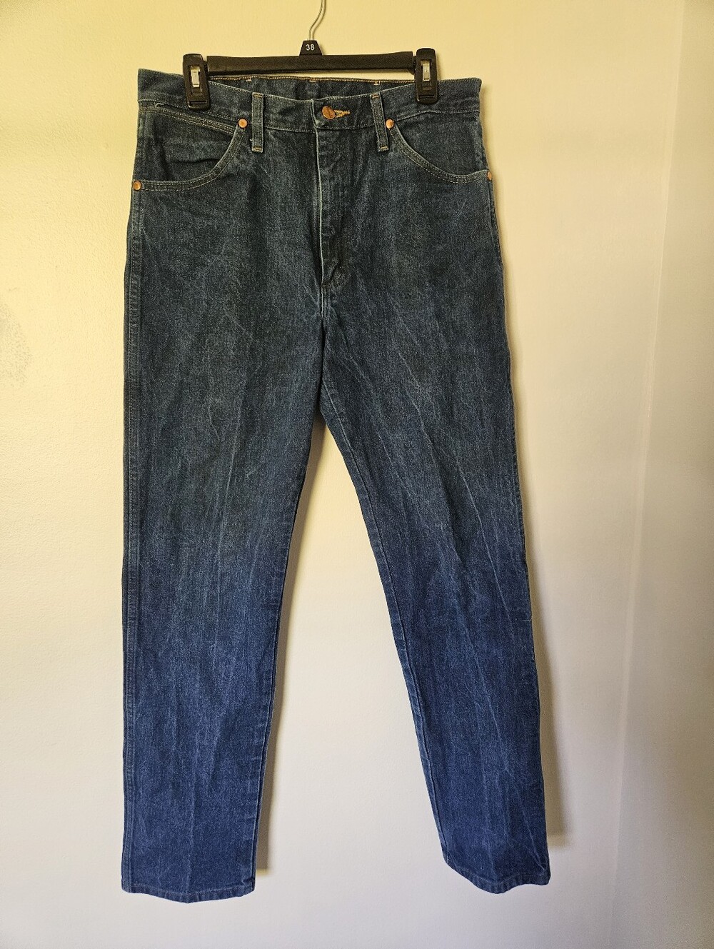 Wrangler Men's 13MWZ Cowboy Cut Jeans - Blue 33×34